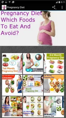 Pregnancy Diet android App screenshot 1